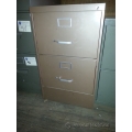 Brown 2 Drawer Vertical Legal File Cabinet, Locking